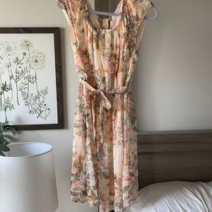 Lauren Conrad peach dress